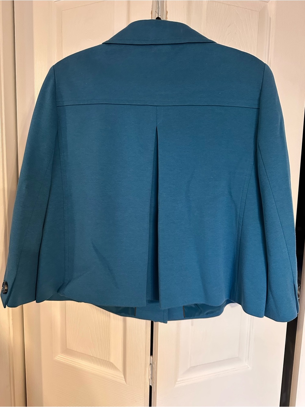 Talbots Teal Button-Front Jacket Size 12 - Picture 2 of 5